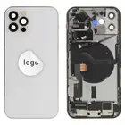 Klapka baterii (Pulled B) incl. small parts - Srebrna; For iPhone 12 Pro