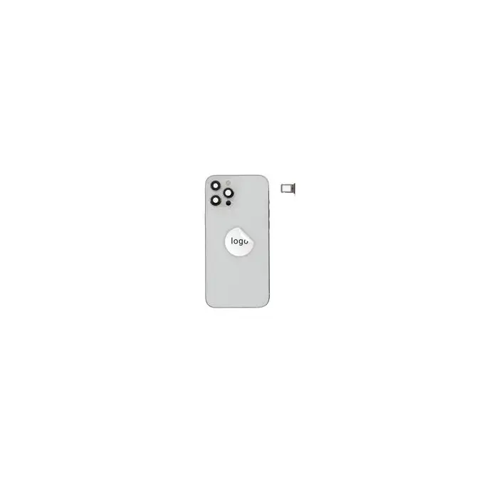 Klapka baterii (Pulled B) incl. small parts - Srebrna; For iPhone 12 Pro Max