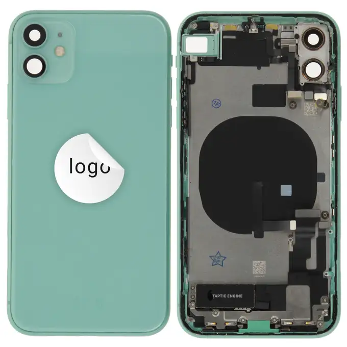 Klapka baterii (Pulled B) incl. small parts - Zielona; For iPhone 11