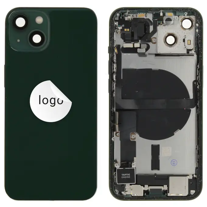 Klapka baterii (Pulled B) incl. small parts - Zielona; do iPhone 13