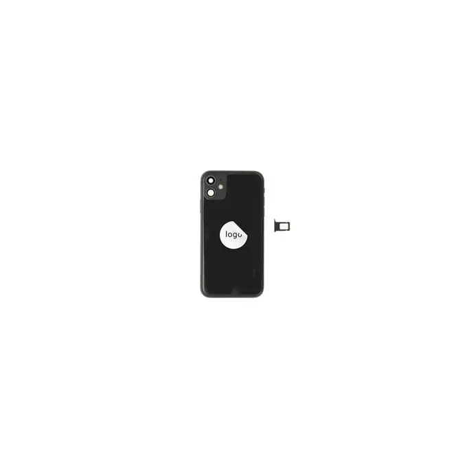 Klapka baterii (Pulled C) incl. small parts - Czarna; For iPhone 11