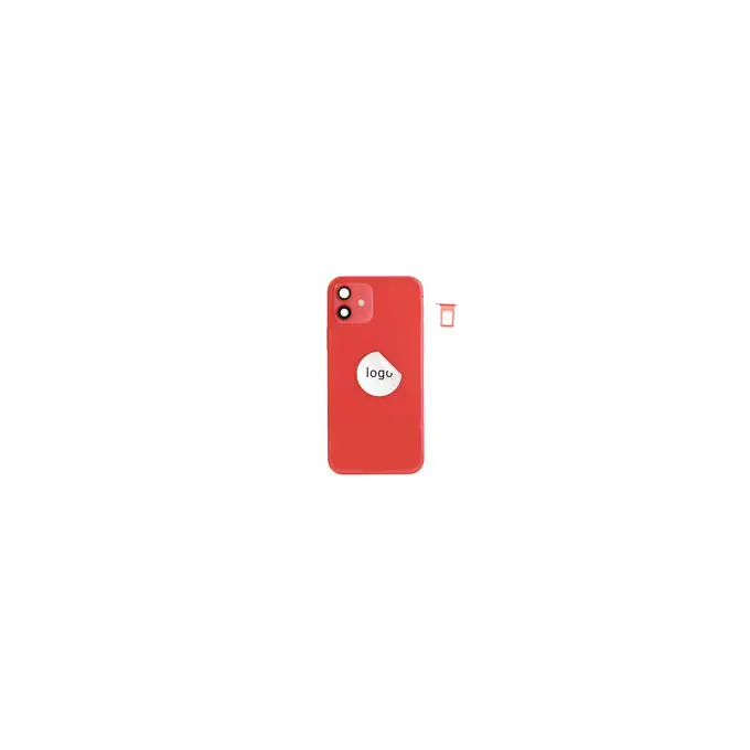 Klapka baterii (Pulled C) incl. small parts - Czerwona; For iPhone 12