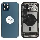 Klapka baterii (Pulled C) incl. small parts - Niebieska; For iPhone 12 Pro Max