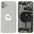 Klapka baterii (Pulled C) incl. small parts - Srebrna; For iPhone 11 Pro Max