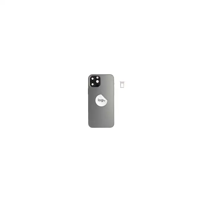 Klapka baterii (Pulled C) incl. small parts -  Szara; For iPhone 12 Pro