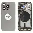 Klapka baterii (Pulled C) incl. small parts - Szara; do iPhone 15 Pro