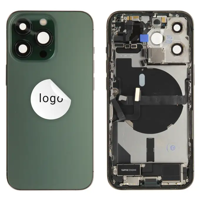 Klapka baterii (Pulled C) incl. small parts -  Zielona; do iPhone 13 Pro