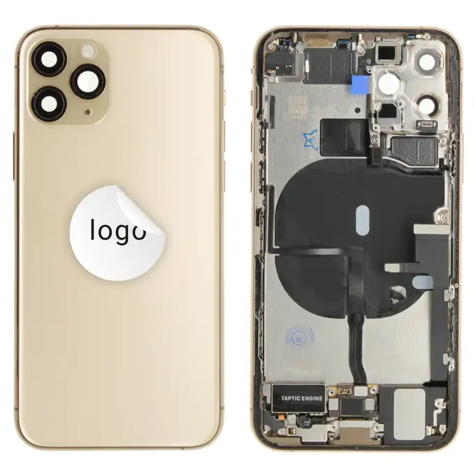 Klapka baterii (Pulled C) incl. small parts - Złota; For iPhone 11 Pro