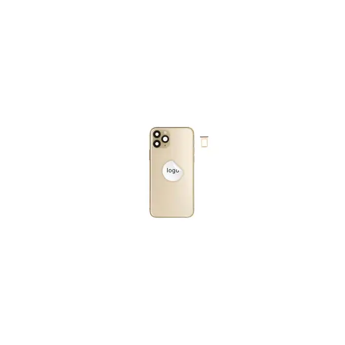 Klapka baterii (Pulled C) incl. small parts - Złota; For iPhone 11 Pro