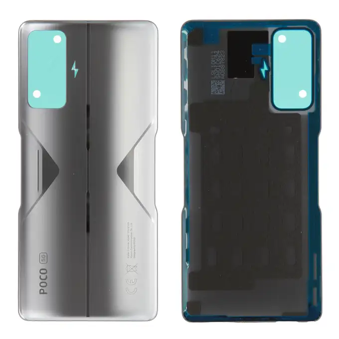 Klapka baterii - Srebrna; Xiaomi Poco F4 GT