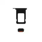 Klapka baterii kit (excl. Logo) - Czarna; do iPhone 15 Plus