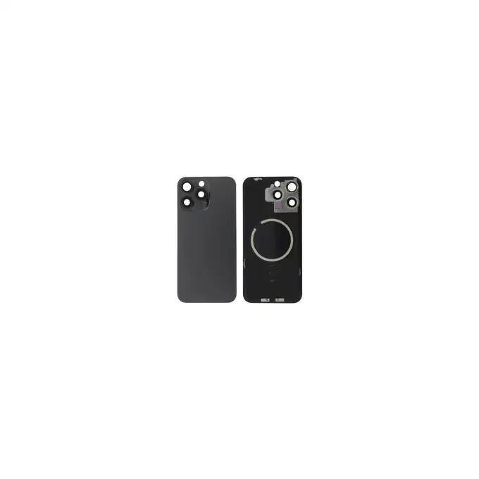 Klapka baterii kit (excl. Logo) - Czarna ; do iPhone 15 Pro Max