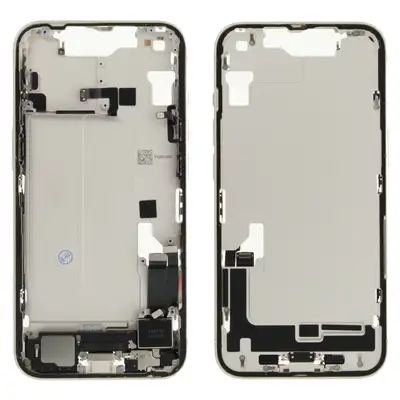 Korpus środkowy (Pulled A) incl. small parts - Biały; do iPhone 14