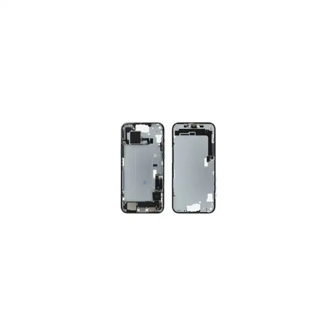 Korpus środkowy (Pulled A) incl. small parts - Niebieski; do iPhone 15 Plus