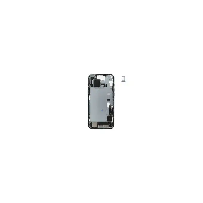 Korpus środkowy (Pulled A) incl. small parts - Niebieski; do iPhone 15 Plus