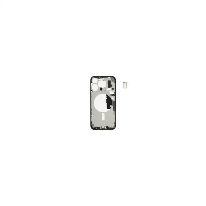 Korpus środkowy (Pulled A) incl. small parts - Szary; do iPhone 15 Pro Max