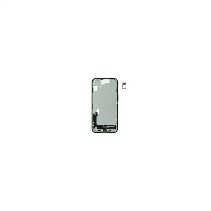 Korpus środkowy (Pulled A) incl. small parts - Zielony; do iPhone 15