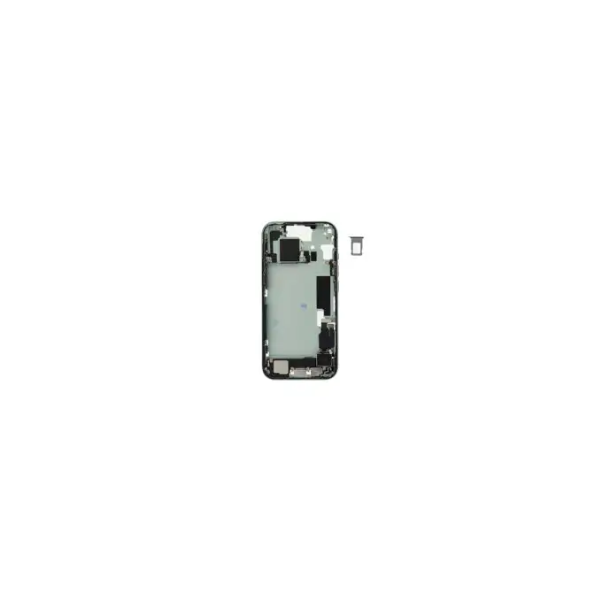 Korpus środkowy (Pulled A) incl. small parts - Zielony; do iPhone 15