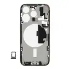 Korpus środkowy (Pulled B) incl. small parts - Biały; do iPhone 15 Pro