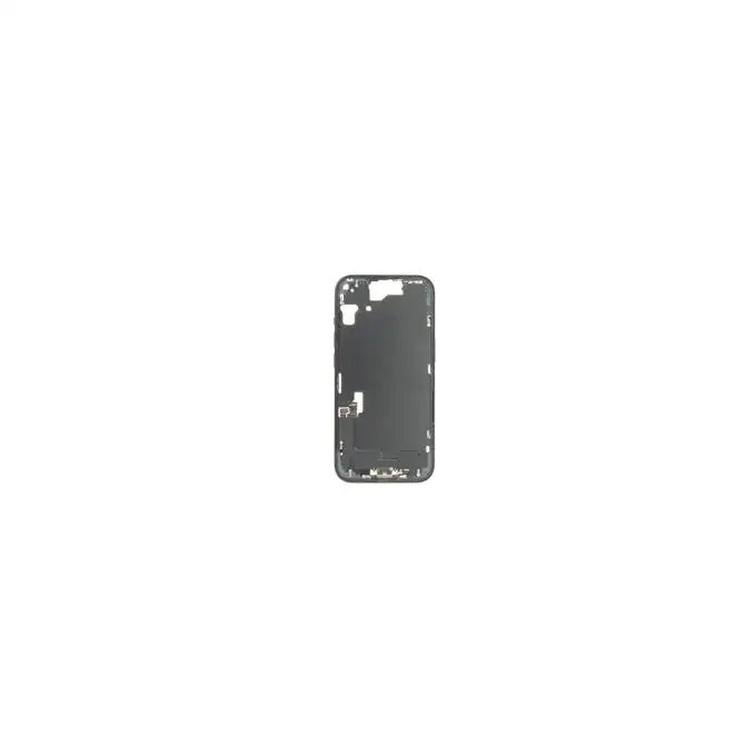 Korpus środkowy (Pulled B) incl. small parts - Czarny; do iPhone 15