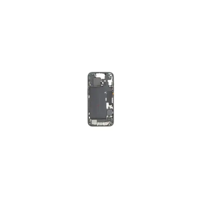 Korpus środkowy (Pulled B) incl. small parts - Czarny; do iPhone 15