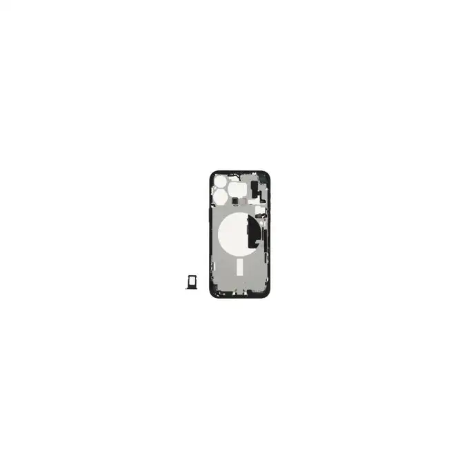 Korpus środkowy (Pulled B) incl. small parts - Niebieski; do iPhone 15 Pro Max
