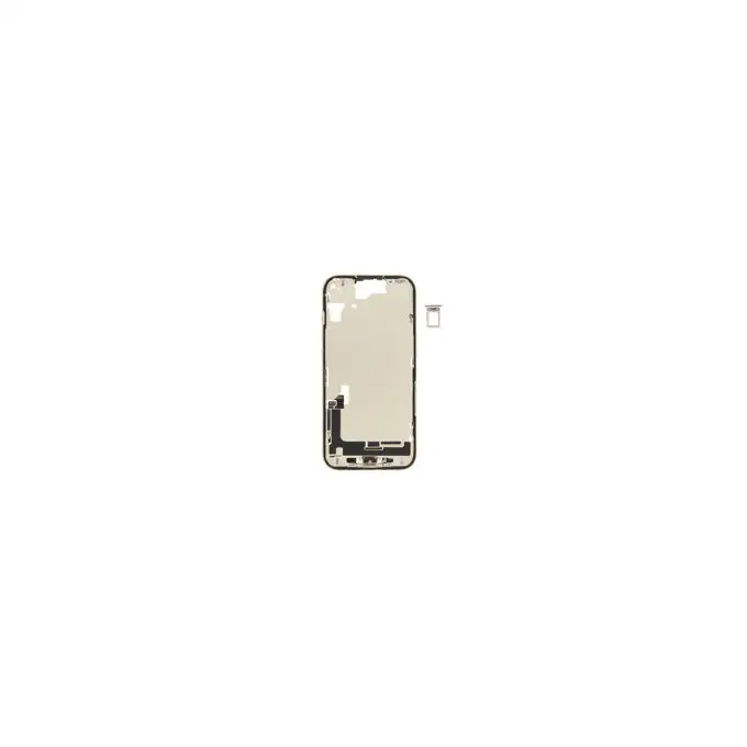 Korpus środkowy (Pulled B) incl. small parts - Żółty; do iPhone 15
