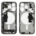 Korpus środkowy (Pulled C) incl. small parts - Biały; do iPhone 15 Pro