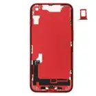 Korpus środkowy (Pulled C) incl. small parts - Czerwony; do iPhone 14