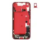 Korpus środkowy (Pulled C) incl. small parts - Czerwony; do iPhone 14