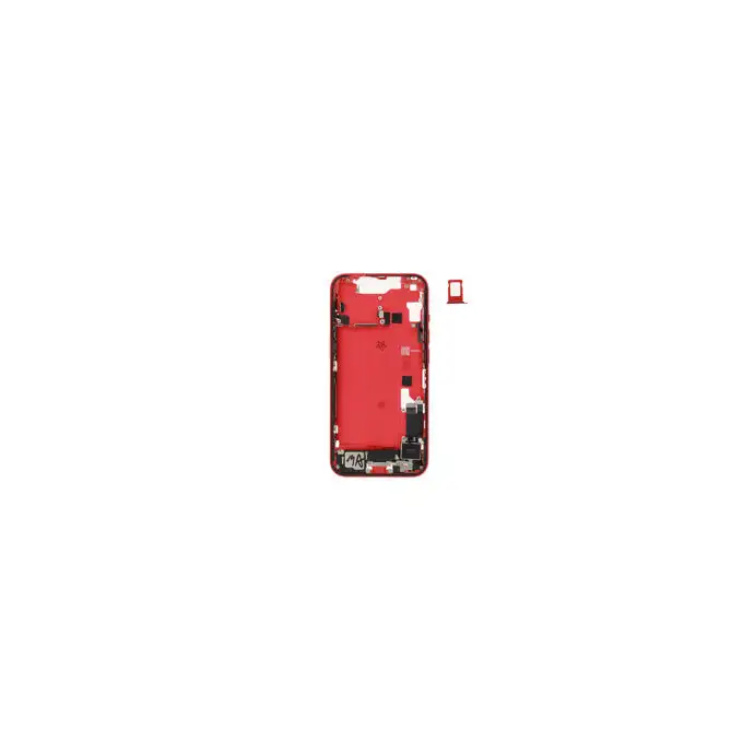 Korpus środkowy (Pulled C) incl. small parts - Czerwony; do iPhone 14