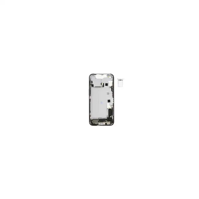 Korpus środkowy (Pulled C) incl. small parts - Fioletowy; do iPhone 14