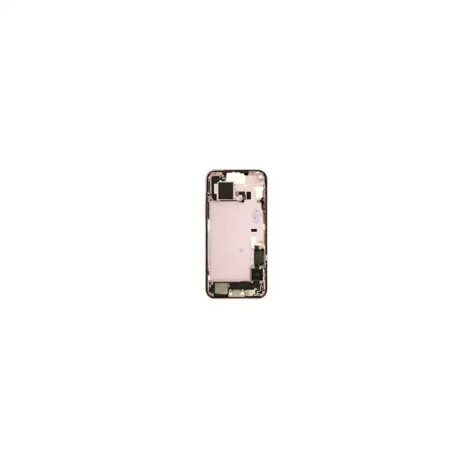 Korpus środkowy (Pulled C) incl. small parts - Różowy; do iPhone 15 Plus