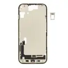 Korpus środkowy (Pulled C) incl. small parts - Żółty; do iPhone 15