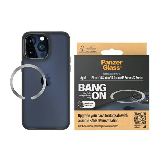 PanzerGlass Bang ON Magsafe Compatibility Ring for iPhone 12 / 13 / 14 / 15 1189