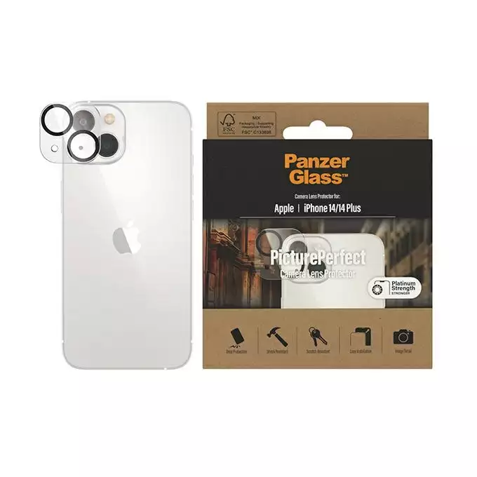 PanzerGlass Camera Protector iPhone 14 / 14 Plus Platinium Strength 0399