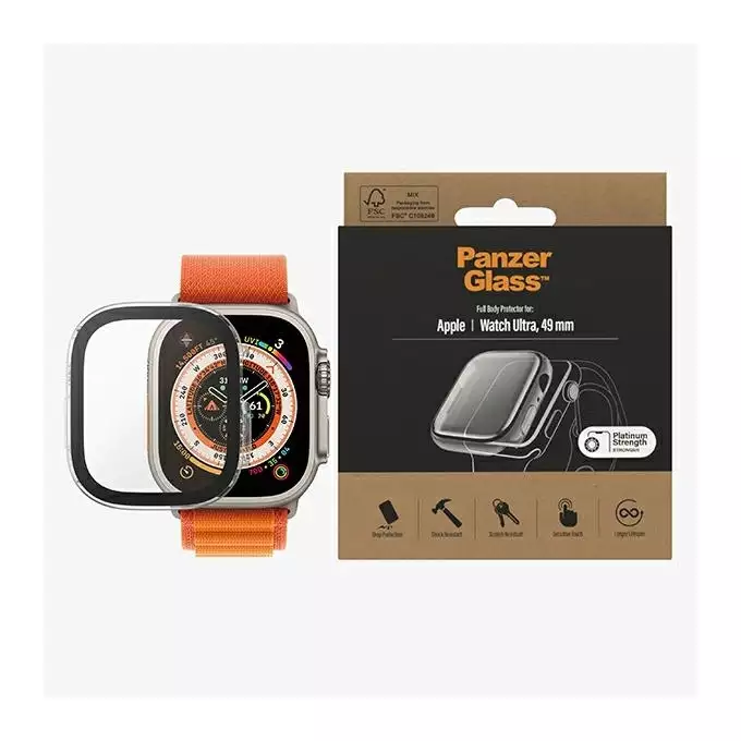 PanzerGlass Full Body Apple Watch Ultra 49mm przezroczysty/transparent 3677