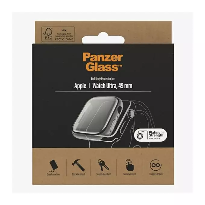 PanzerGlass Full Body Apple Watch Ultra 49mm przezroczysty/transparent 3677