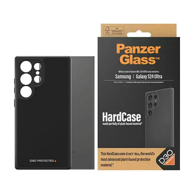 PanzerGlass HardCase Sam S24 Ultra S928 D3O 3xMilitary grade czarny/black 1218