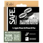 Szkło hartowane na obiektyw do iPhone 16  | 16 Plus SAFE by PanzerGlass srebrny