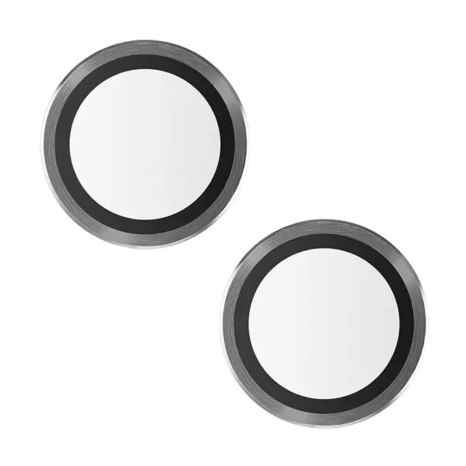 Szkło na obiektyw do iPhone 15 | 15 Plus PanzerGlass Hoops czarny