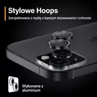 Szkło na obiektyw do iPhone 15 | 15 Plus PanzerGlass Hoops czarny