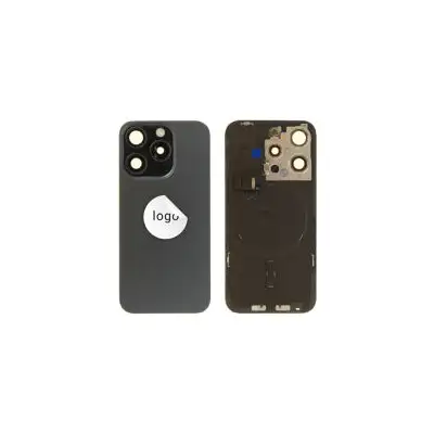 Tylne szkło (Pulled B) - Czarny; do iPhone 15 Pro