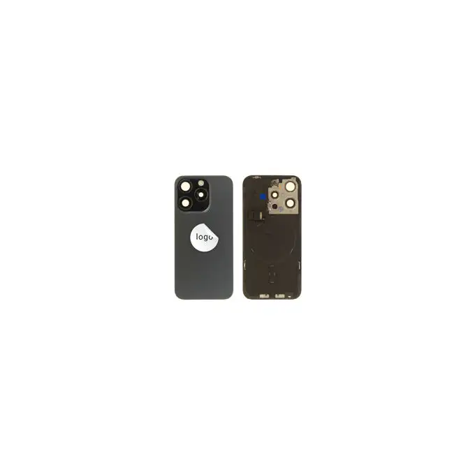 Tylne szkło (Pulled B) - Czarny; do iPhone 15 Pro