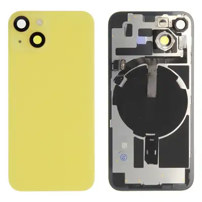 Tylne szkło (excl. Logo) - Żółty; do iPhone 14