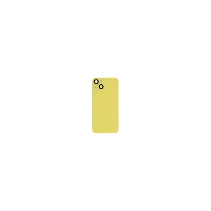 Tylne szkło (excl. Logo) - Żółty; do iPhone 14