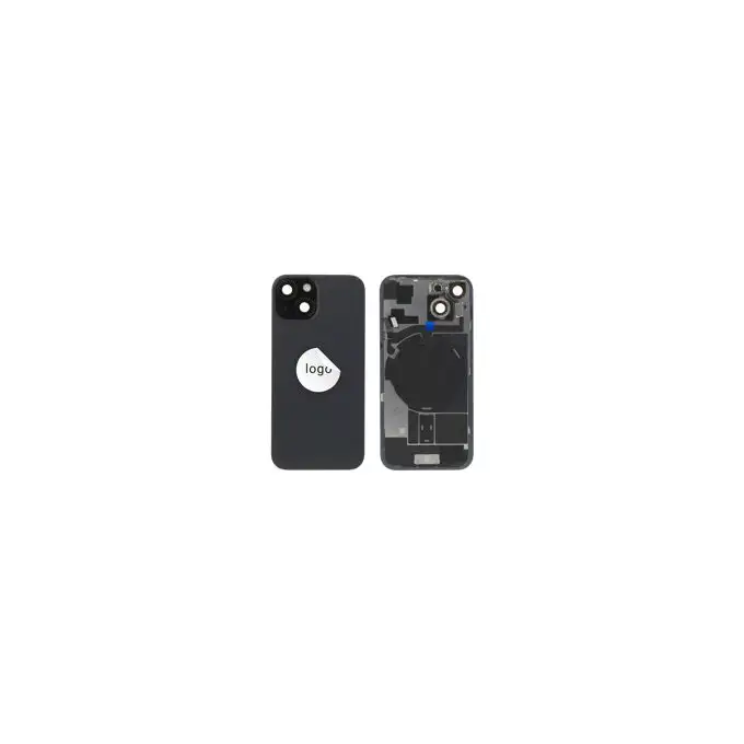 Klapka baterii (Pulled A) incl. small parts - Czarna; do iPhone 15