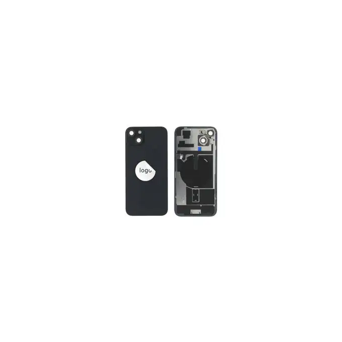 Klapka baterii (Pulled A) incl. small parts - Czarna; do iPhone 15 Plus