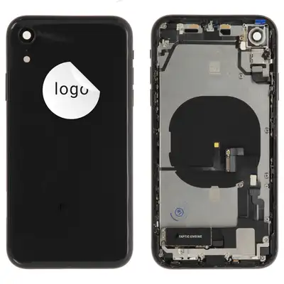 Klapka baterii (Pulled A) incl. small parts - Czarna; do iPhone XR