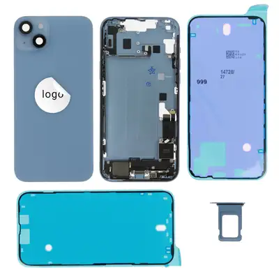 Klapka baterii (Pulled A) incl. small parts - Niebieska; do iPhone 14 Plus